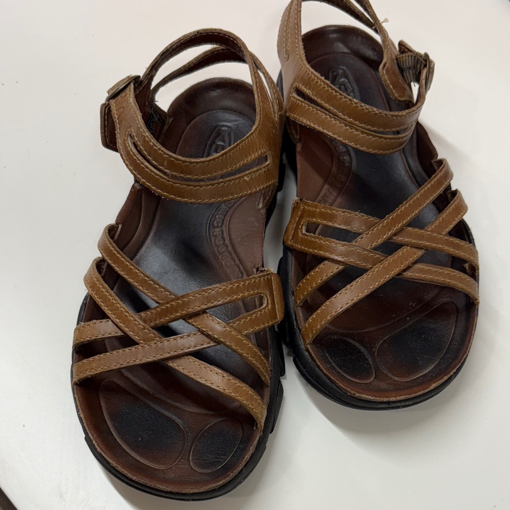 Keen Brown Strappy Sandals